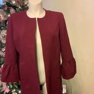 Jones Studio 3/4 sleeve open blazer